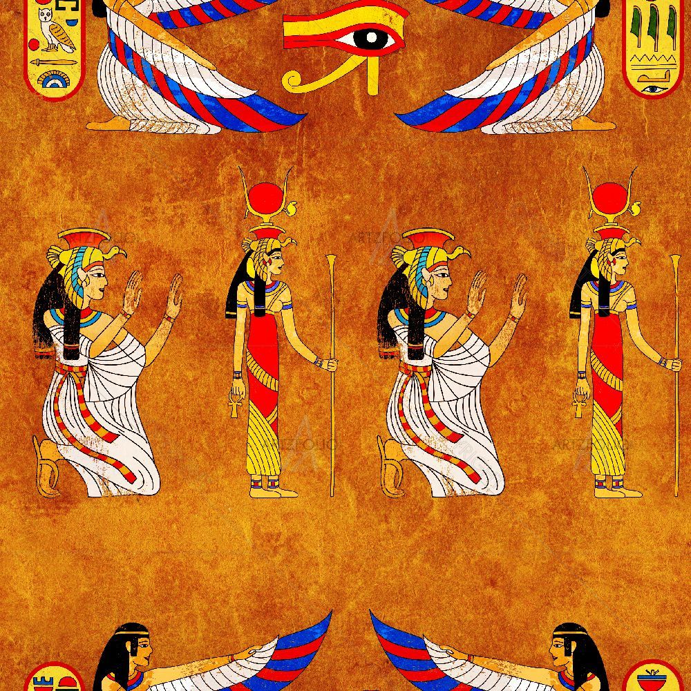 Abstract Egyptian Goddess Isis — custom-size art design 5015077