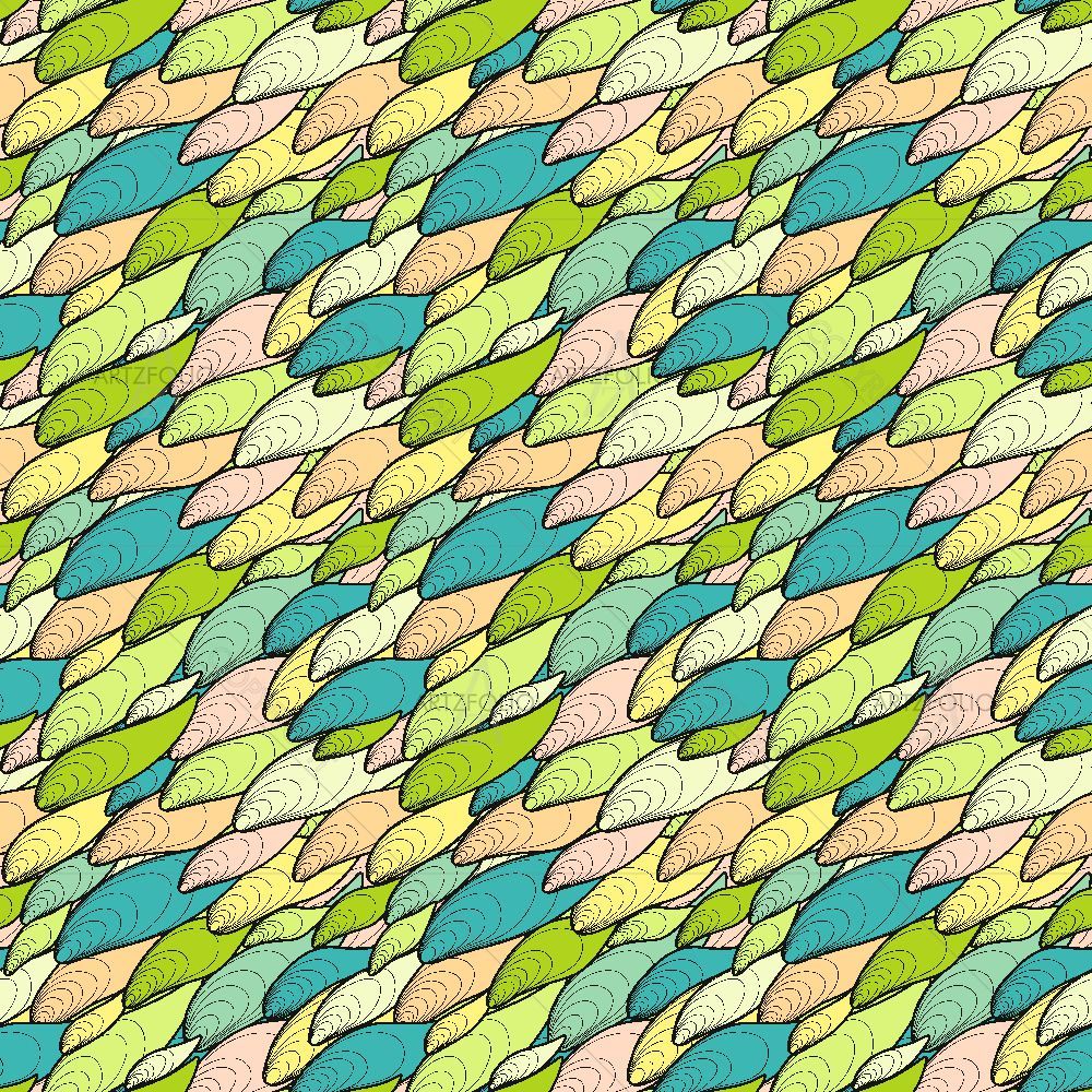 Abstract Hand-Drawn Pattern — Botanical custom art by ArtzFolio