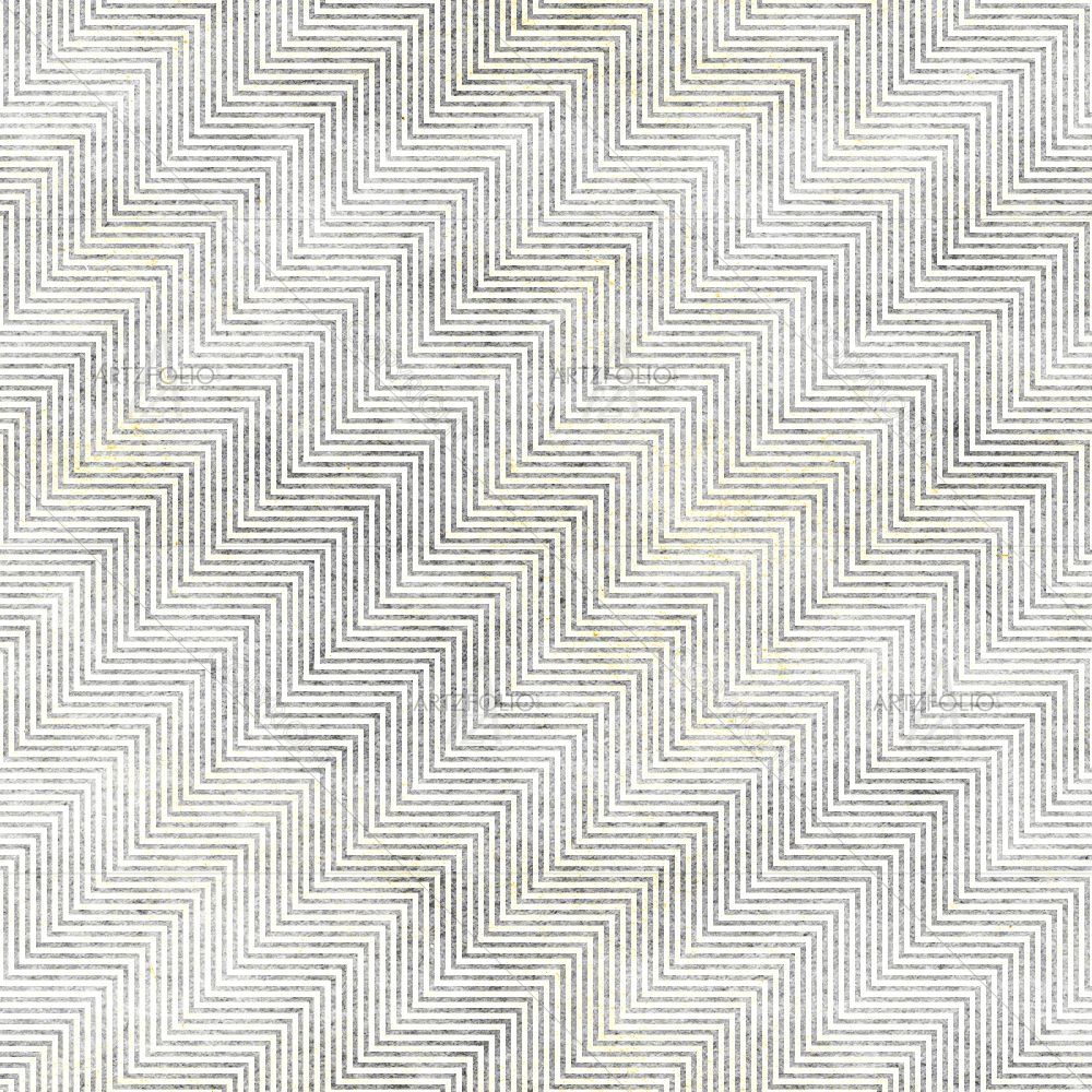 Chevron Shapes D1 — Abstract custom art by ArtzFolio