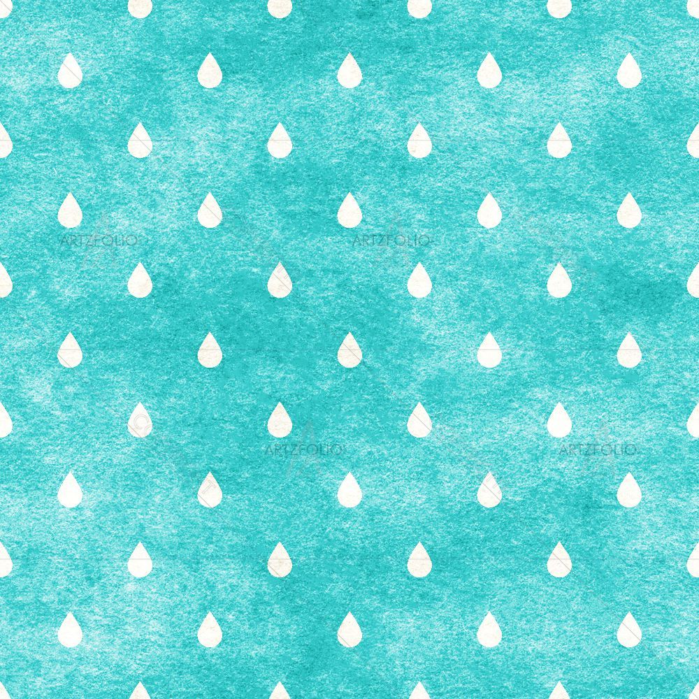 Blue Raindrops D1 — Abstract custom art by ArtzFolio