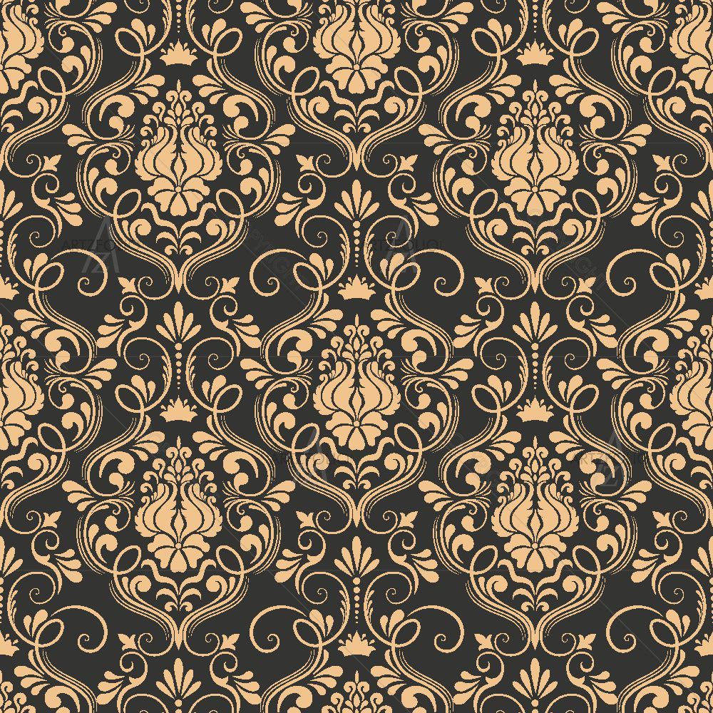 Elegant Damask — Botanical custom art by ArtzFolio