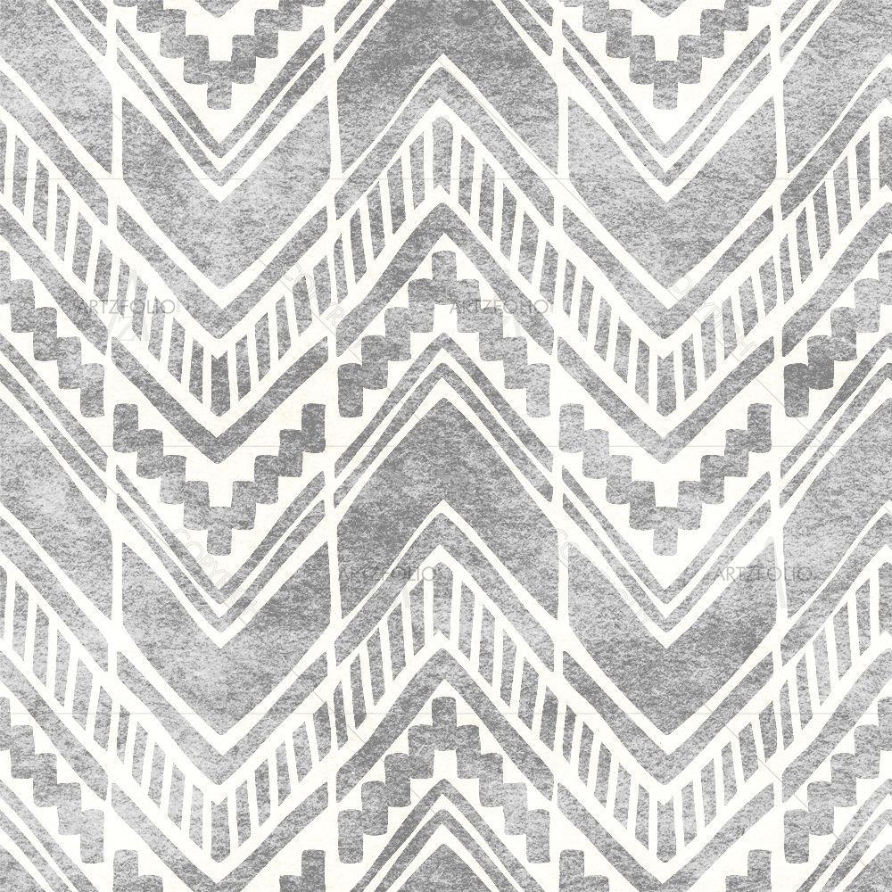Tribal Ikat Pattern D2 — custom-size art design 5015128
