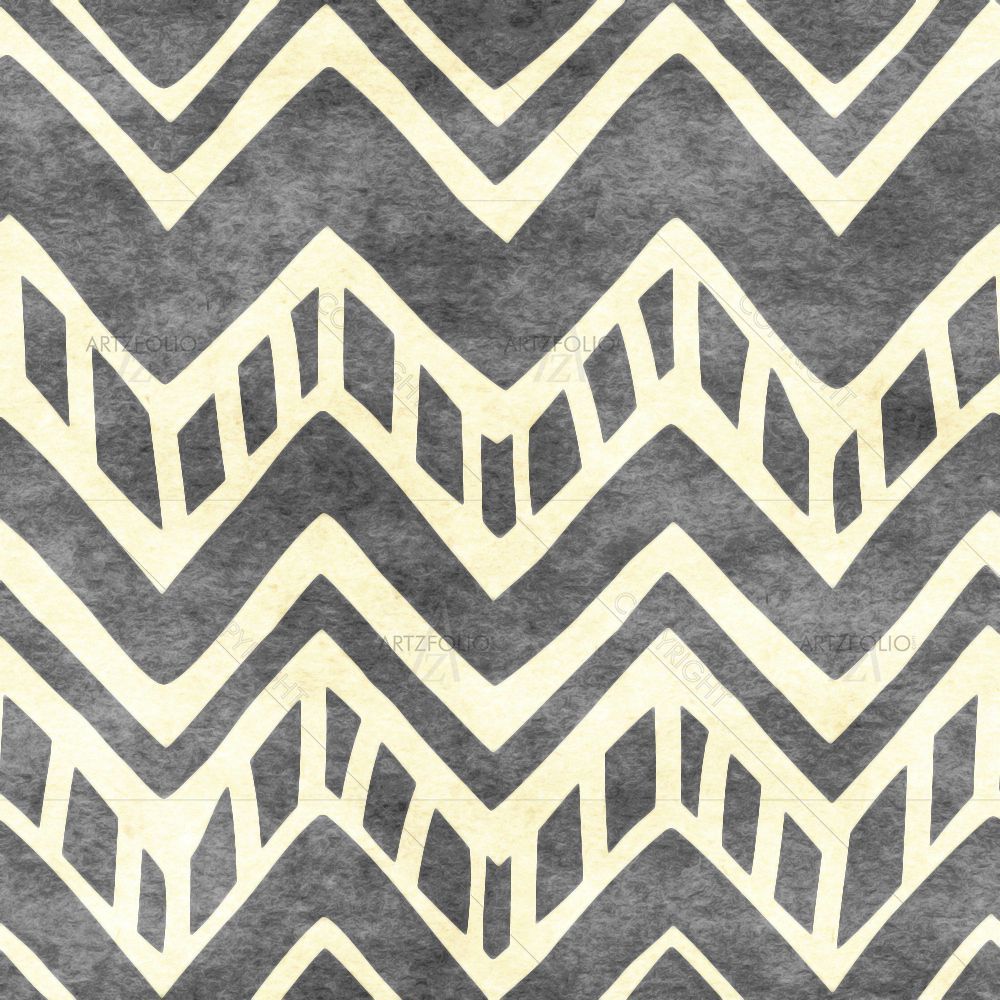 Tribal Ikat Pattern D5 — custom-size art design 5015133