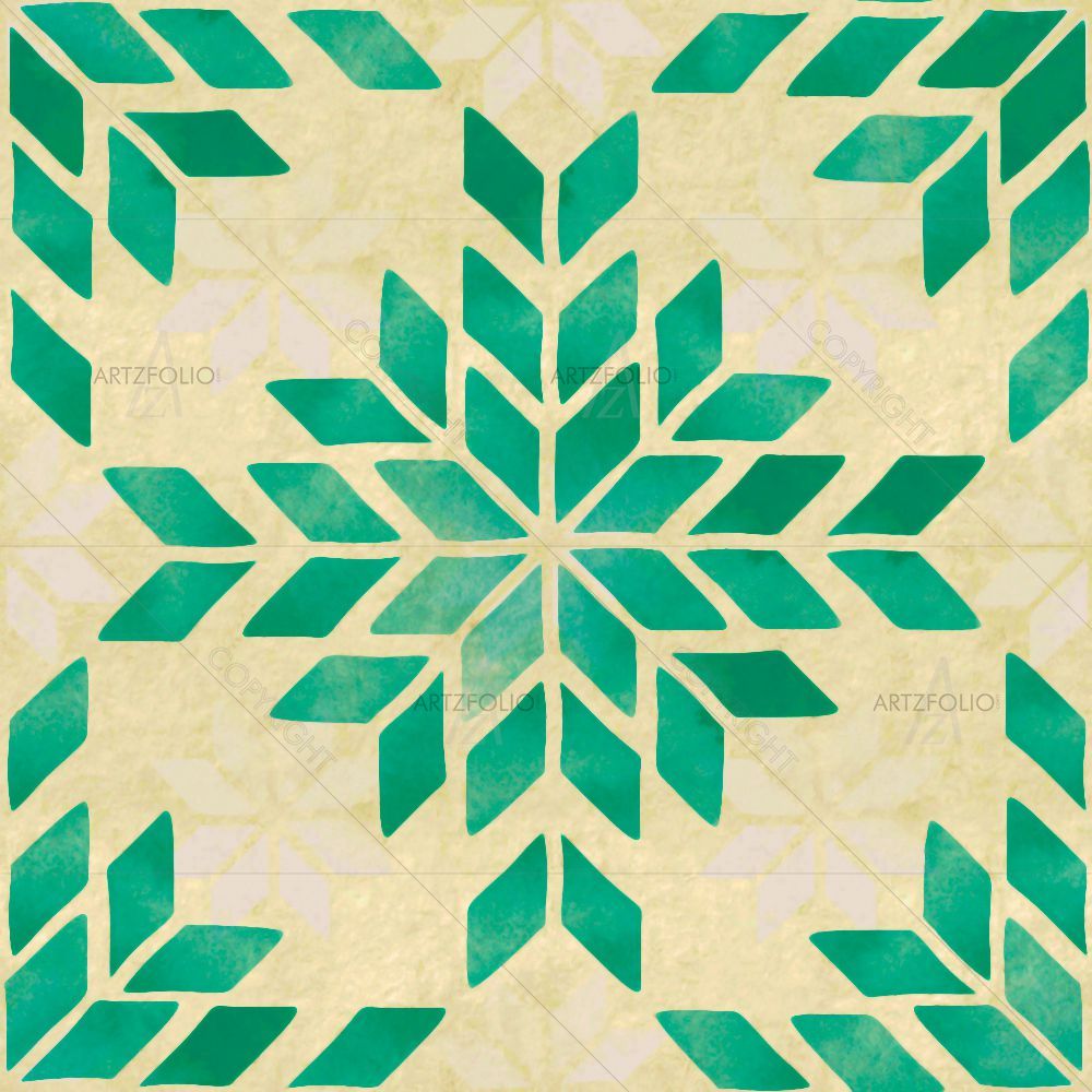 Geometric Pattern D11 — Devotional custom art by ArtzFolio