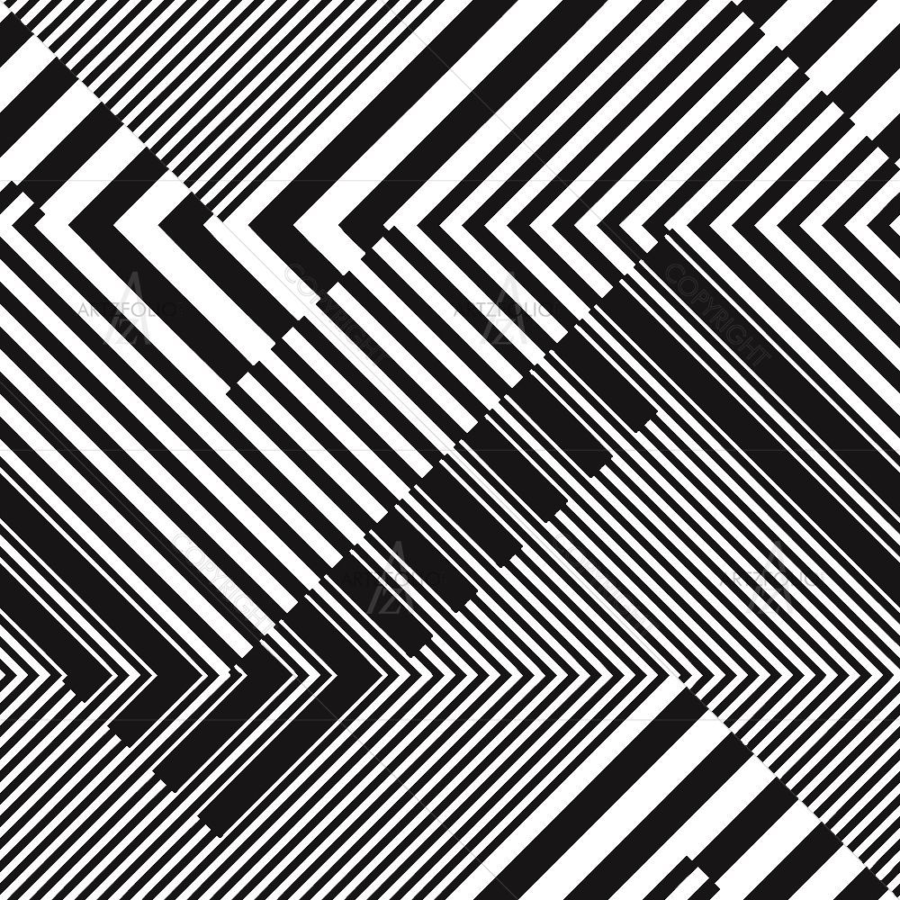 Abstract Geometric Stripes D3 — Abstract custom art by ArtzFolio