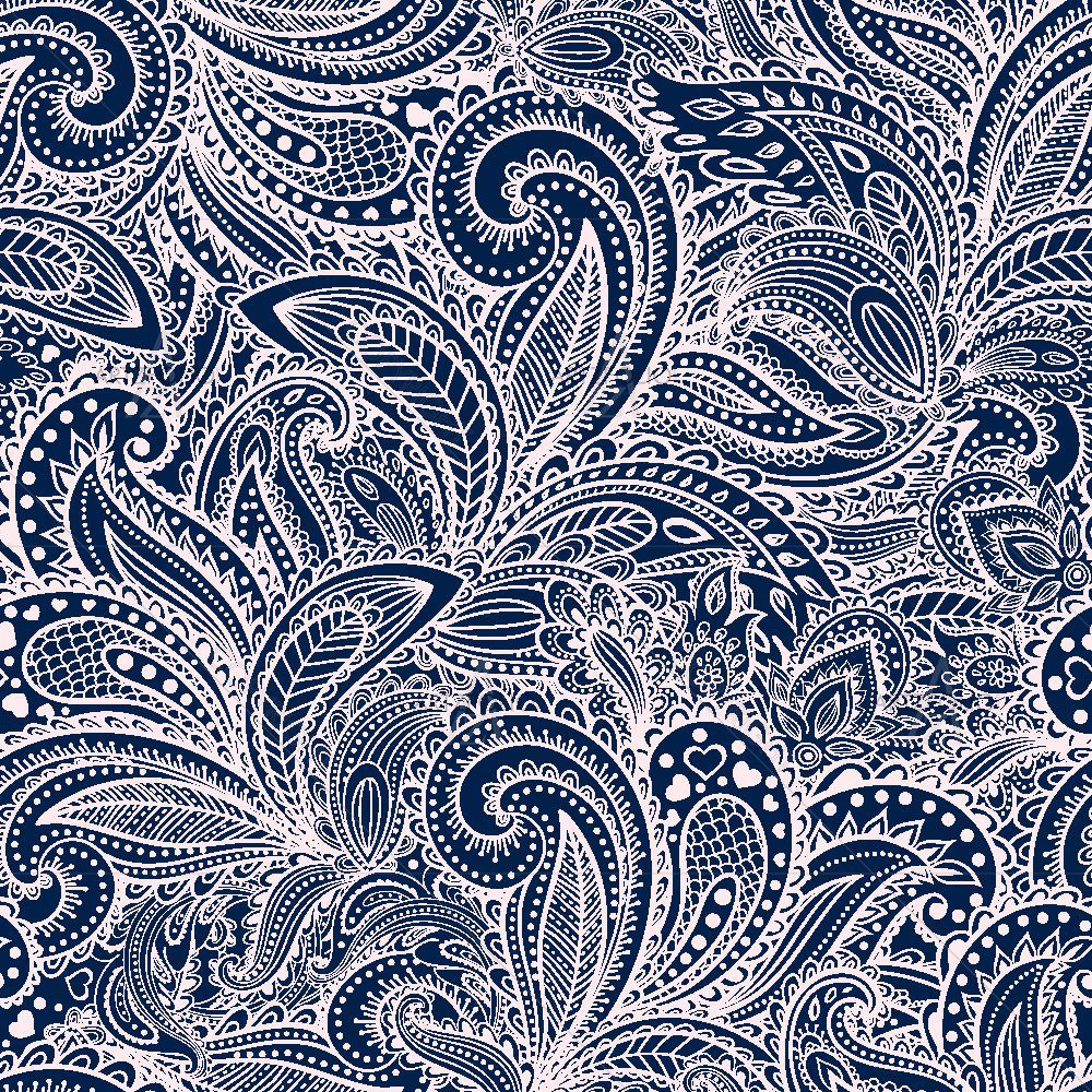Vintage Paisley D2 — Devotional custom art by ArtzFolio