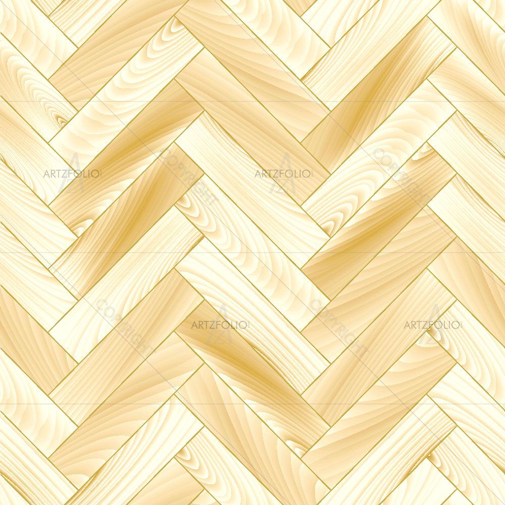 Wooden Floor Herringbone Parquet — Herringbone custom art by ArtzFolio