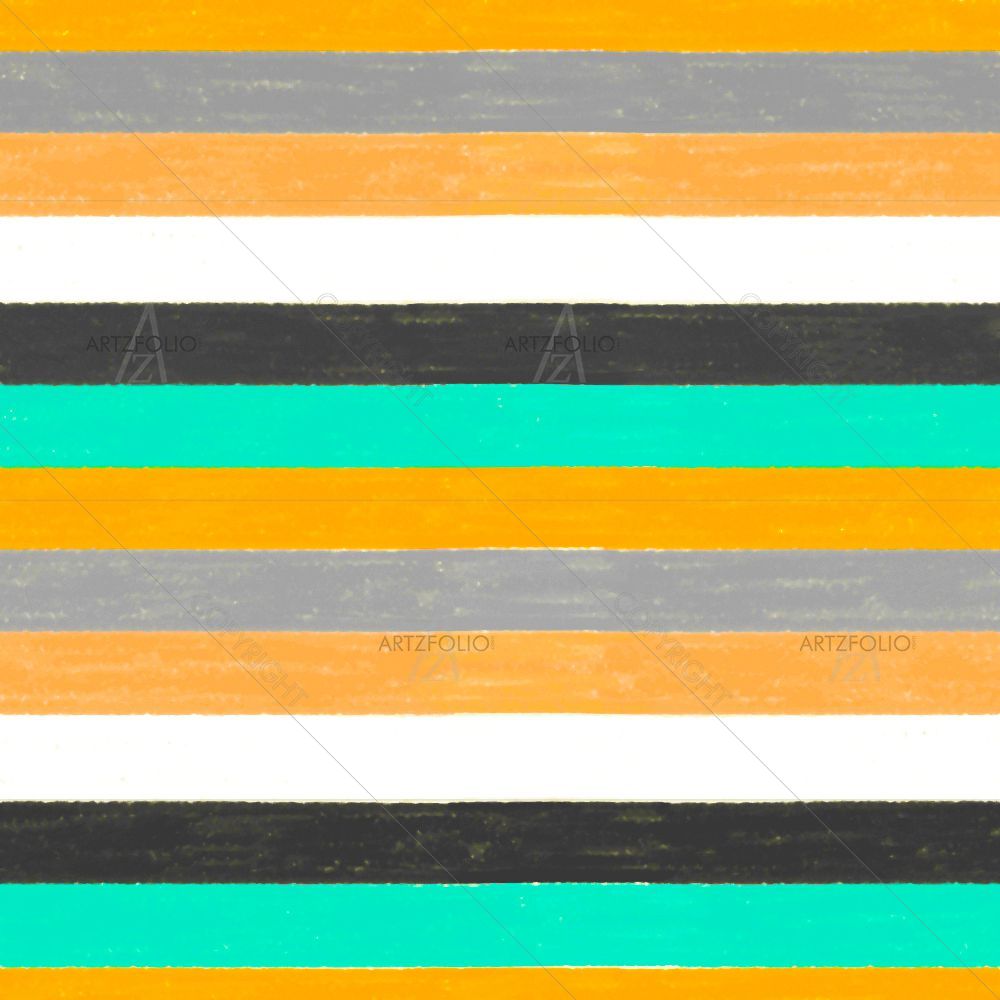 Hand-Drawn Colorful Stripes D1 — custom-size art design 5015155