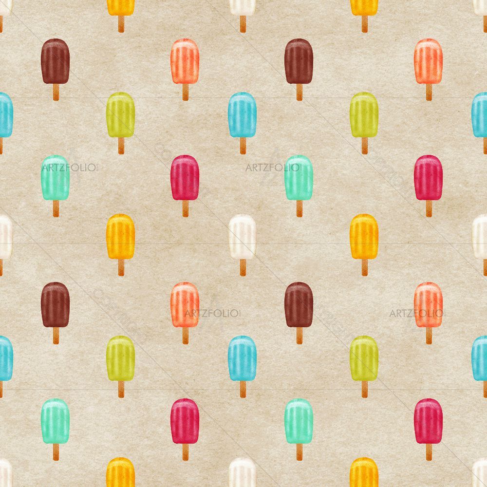 Colorful Ice Cream D2 — Baby custom art by ArtzFolio