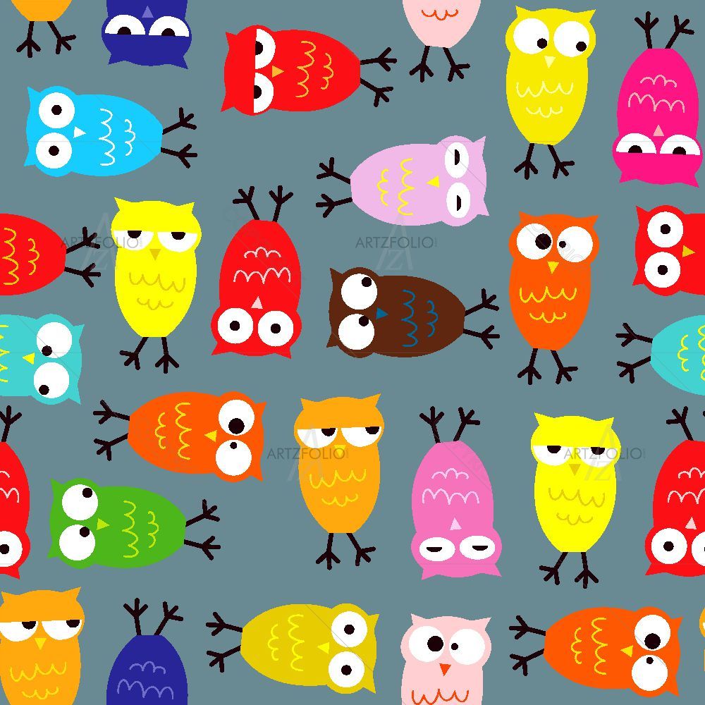 Owl Pattern — Abstract custom art by ArtzFolio