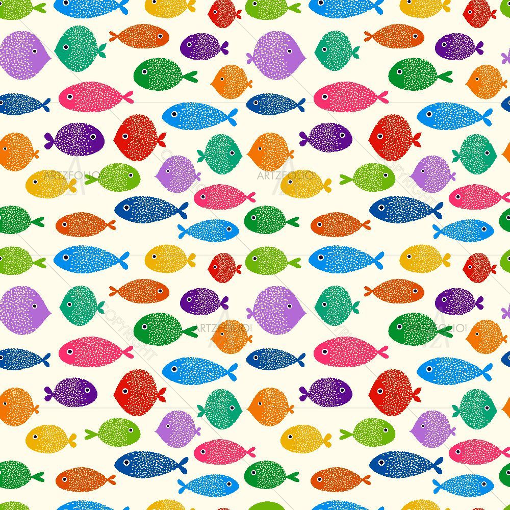 Fish Pattern D1 — custom-size art design 5015172