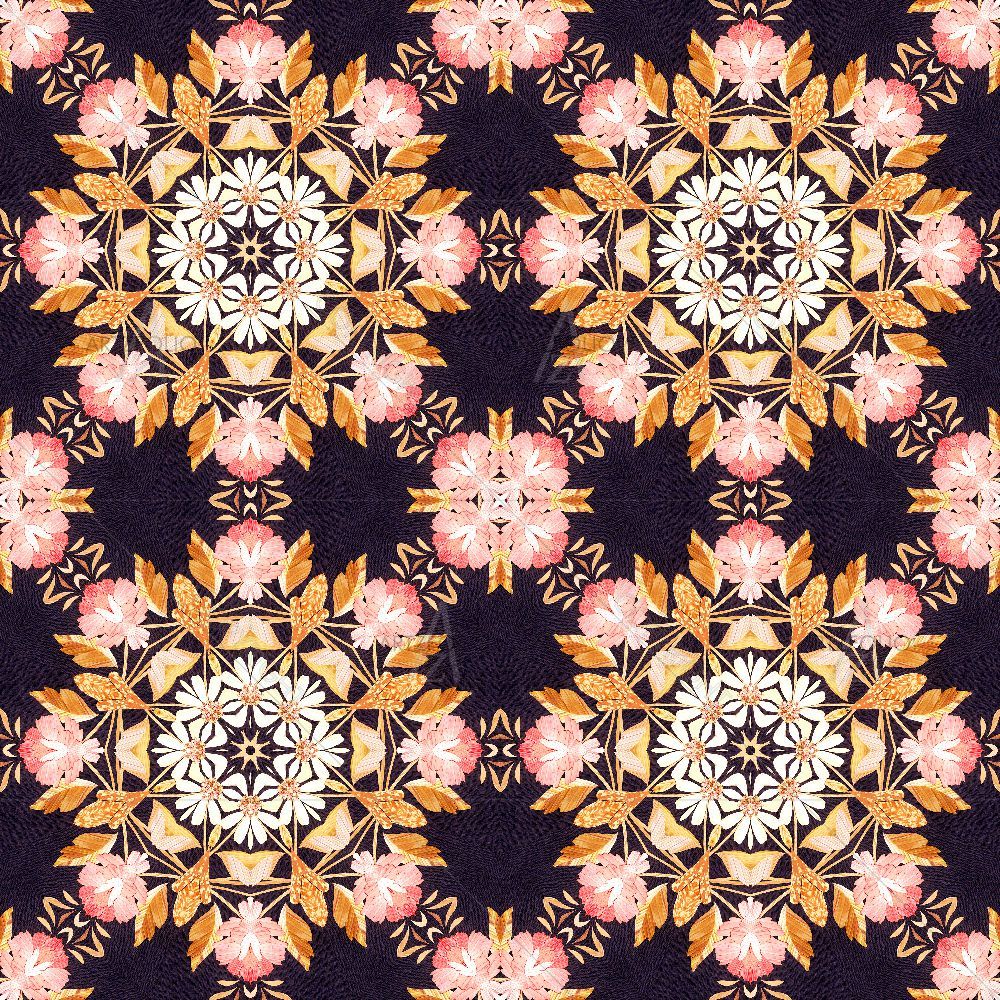 Abstract Artistic Floral D1 — custom-size art design 5015183
