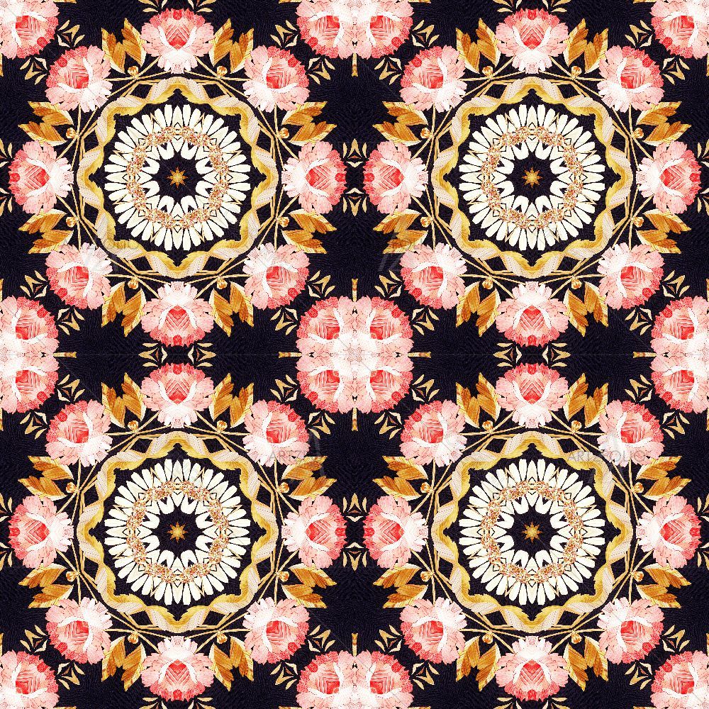 Abstract Artistic Floral D2 — custom-size art design 5015184