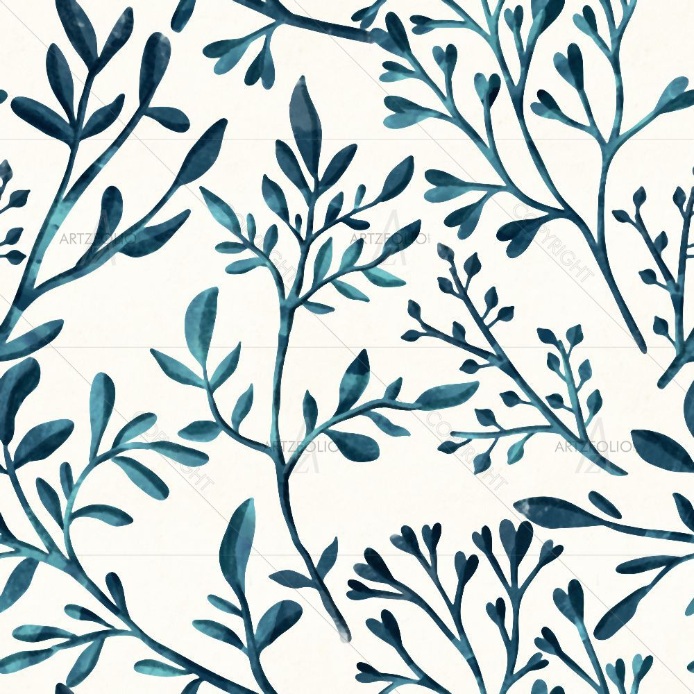 Floral Botanical Pattern D2 — custom-size art design 5015210