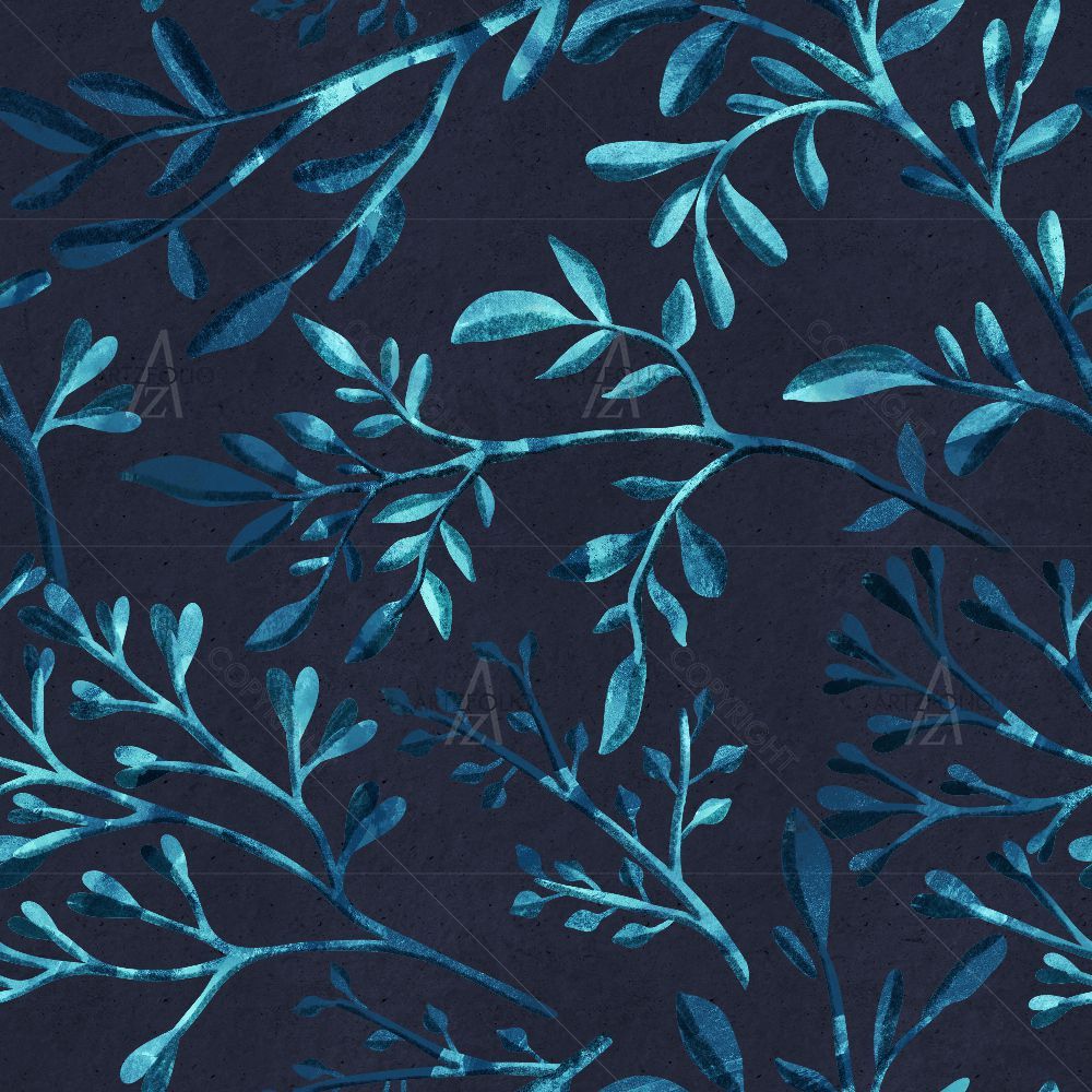 Floral Botanical Pattern D7 — Botanical custom art by ArtzFolio