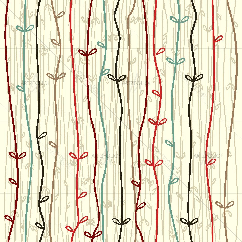 Colorful Abstract Vertical Stripes — Abstract custom art by ArtzFolio