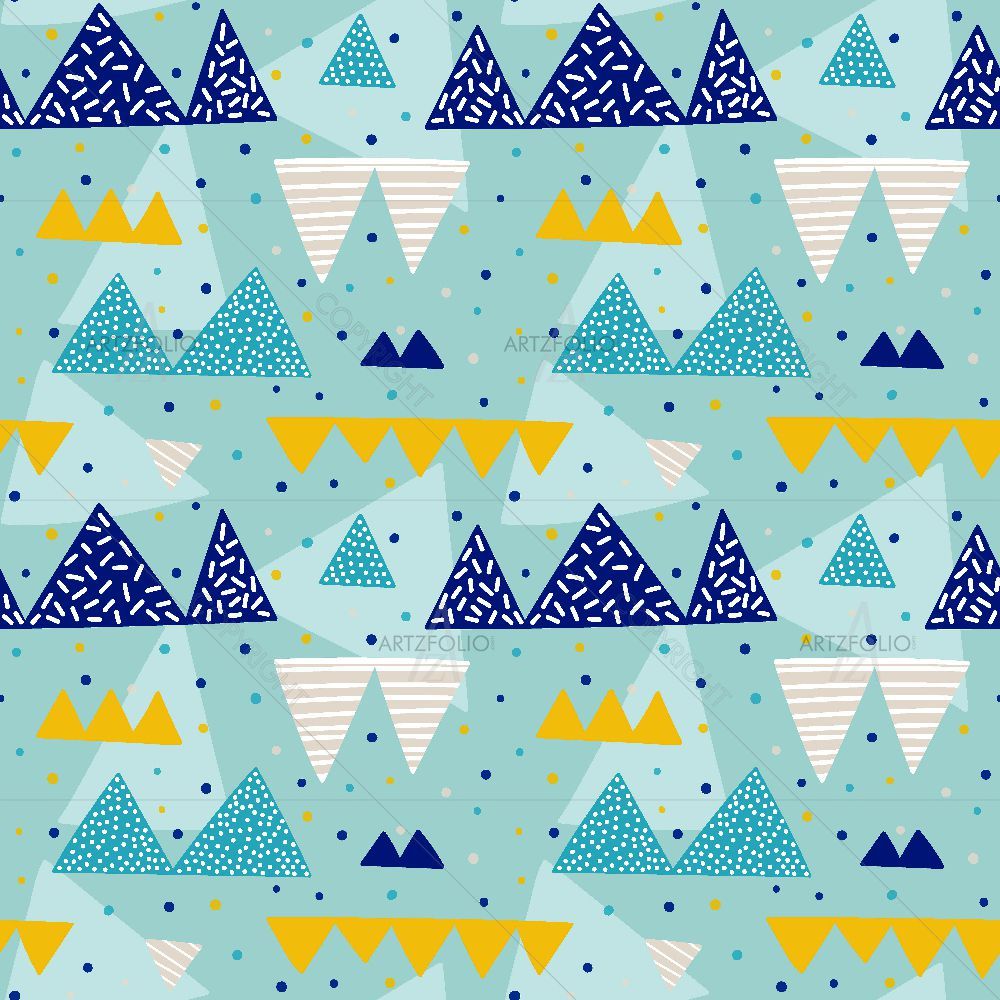 Multicolor Party Pattern — custom-size art design 5015247