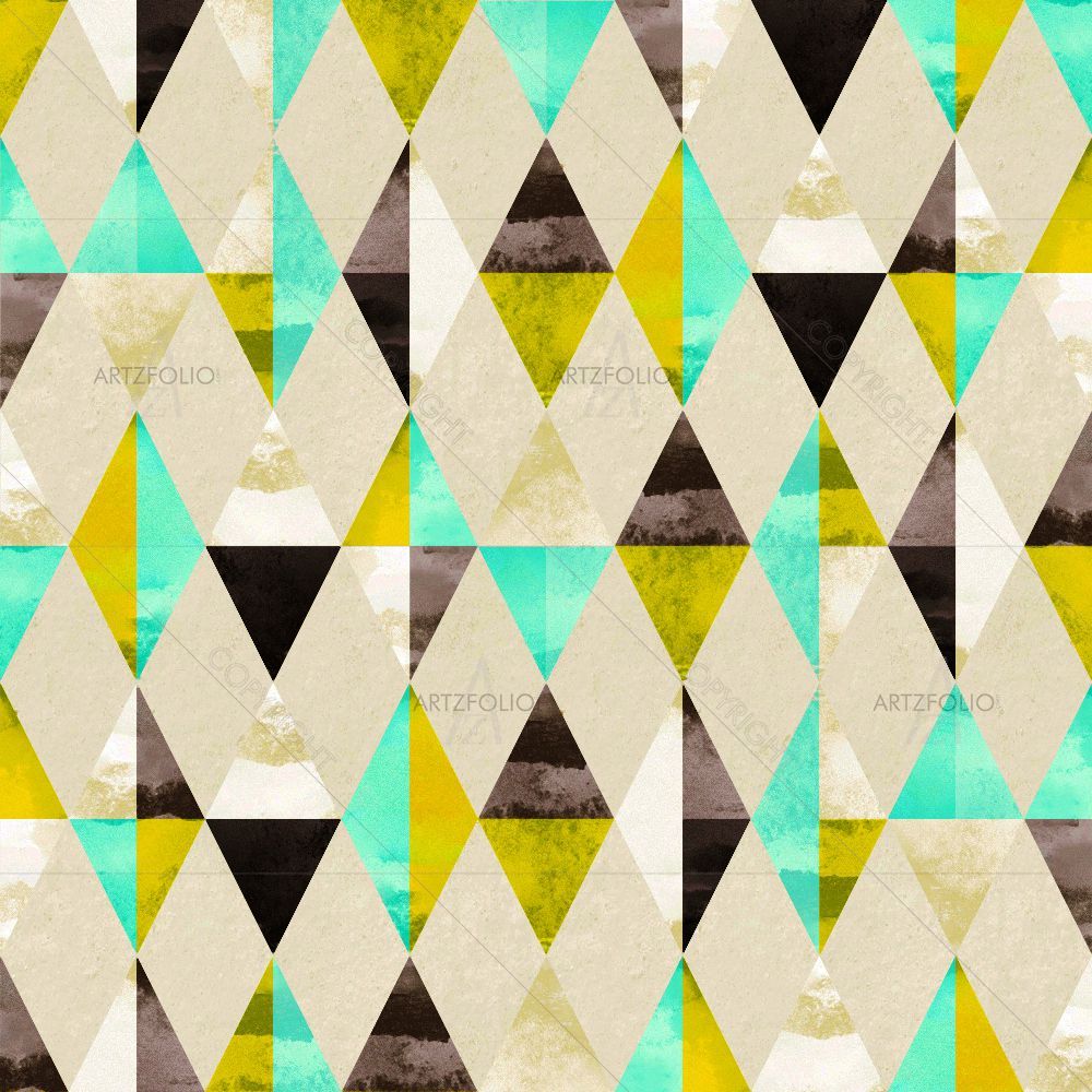 Geometric Harlequin D3 — custom-size art design 5015252