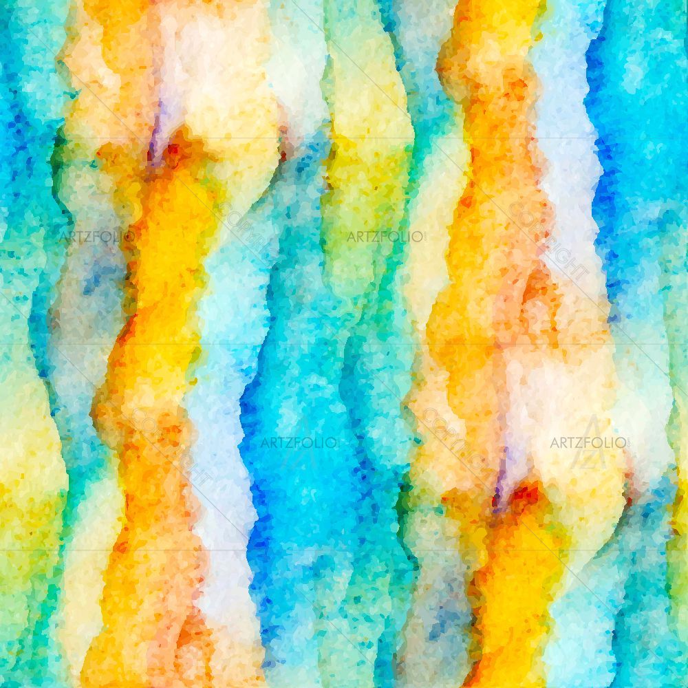 Watercolor Doodles D2 — custom-size art design 5015260