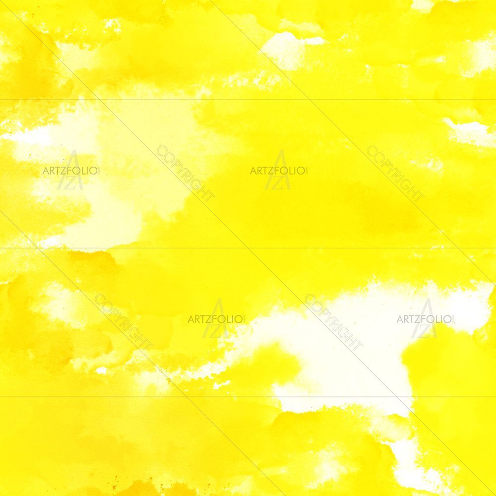 Yellow Watercolor Wash — custom-size art design 5015267
