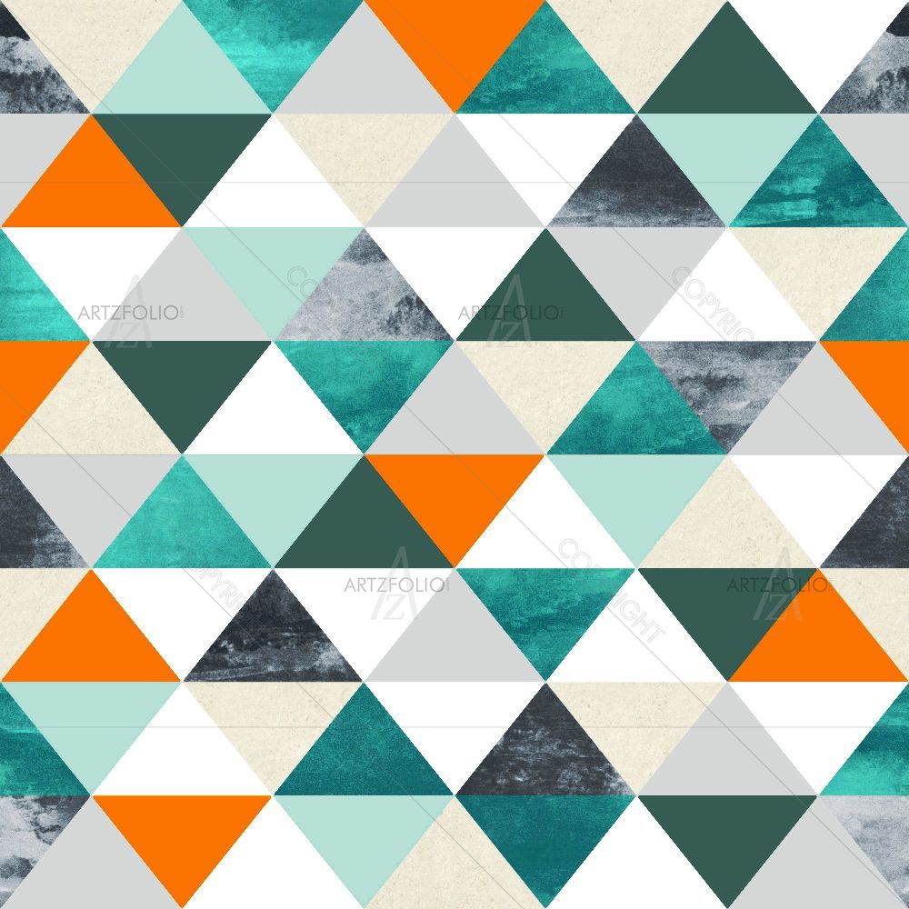 Colorful Squares D1 — Abstract custom art by ArtzFolio