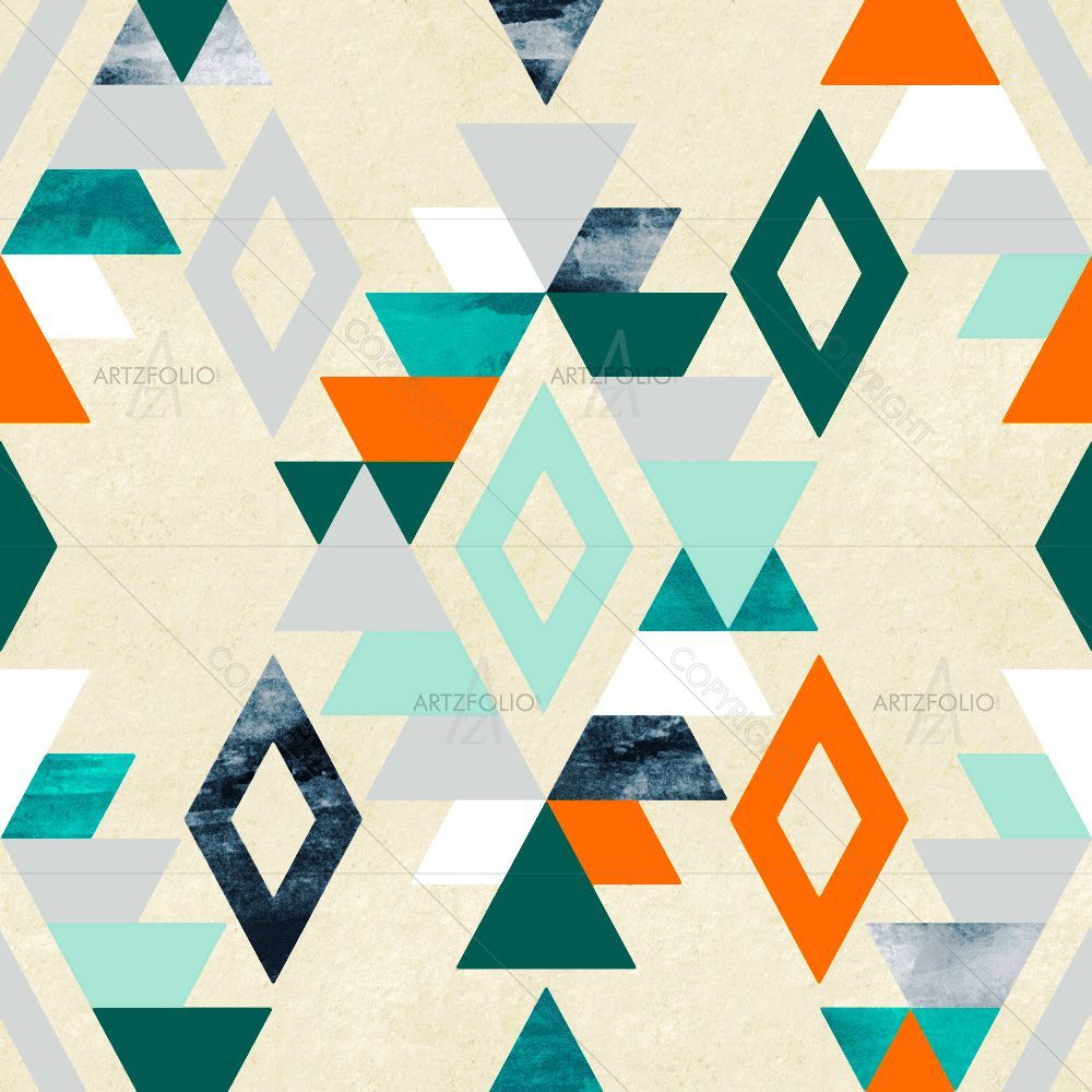 Colorful Shapes D2 — custom-size art design 5015291