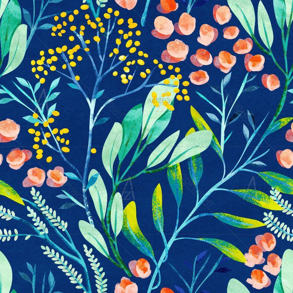 Colorful Botanical Art — custom-size art design 5015303