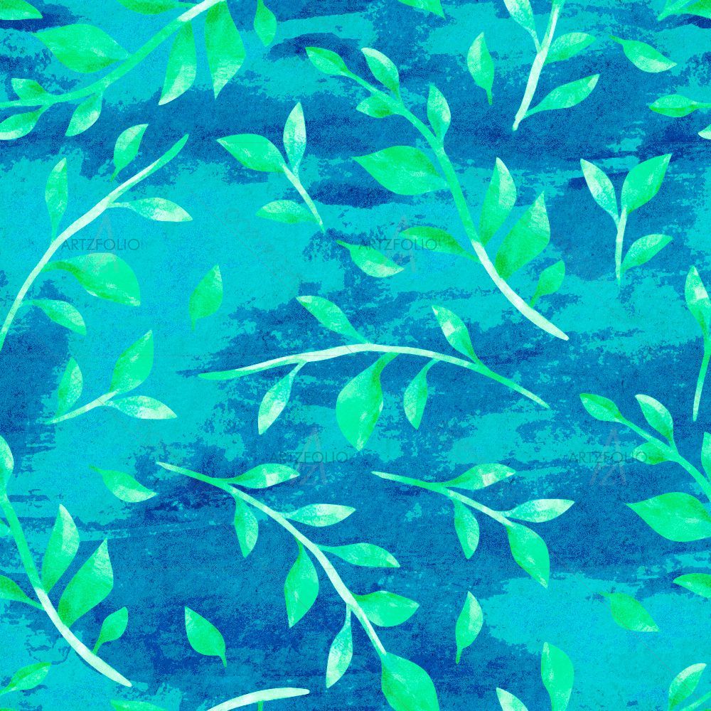 Botanical Leaves D1 — Botanical custom art by ArtzFolio