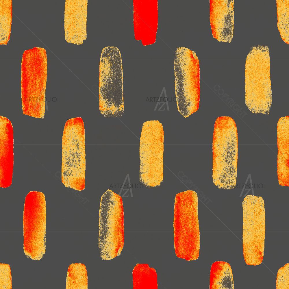 Watercolor Pattern D5 — Abstract custom art by ArtzFolio