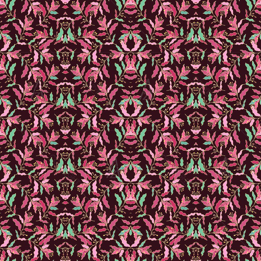 Colorful Leaves D2 — custom-size art design 5015361