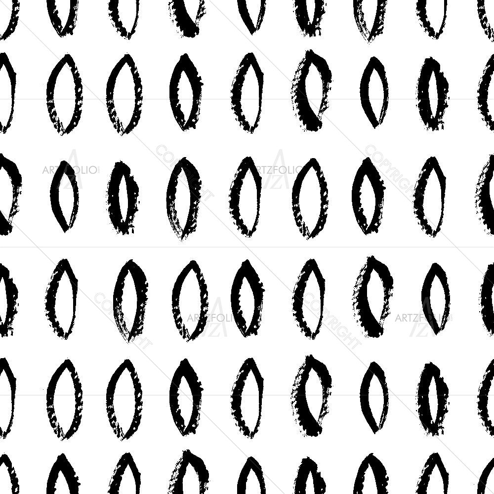 Leaf Shapes Pattern — custom-size art design 5015366