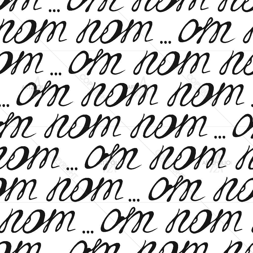 Hindu Om Namo Namo Pattern — custom-size art design 5015376
