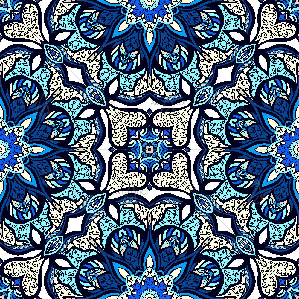 Vintage Motifs Art D2 — custom-size art design 5015389