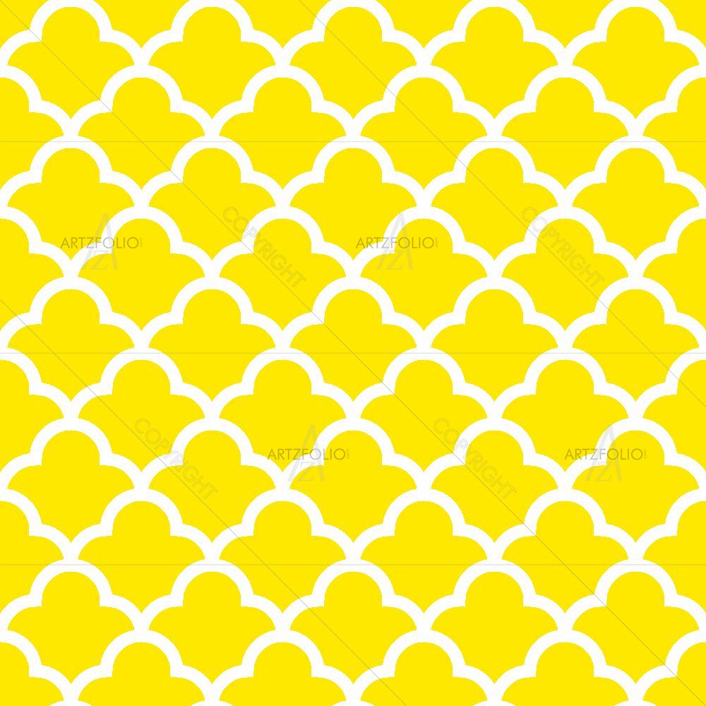 Quatrefoil Waves — Devotional custom art by ArtzFolio
