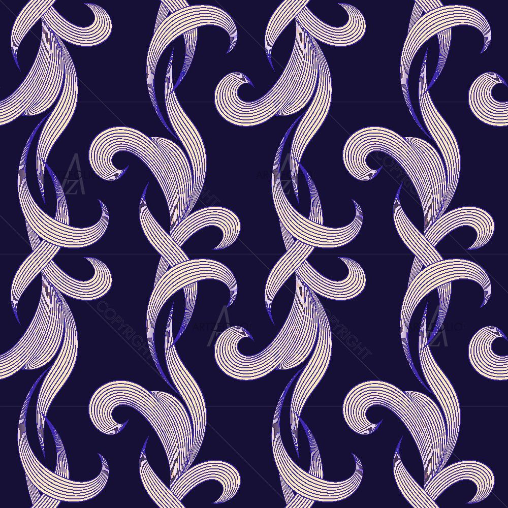 Abstract Leaf Design — custom-size art design 5015418