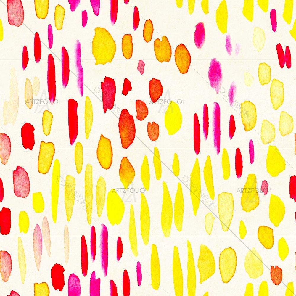 Watercolor Paint Strokes — Abstract custom art by ArtzFolio