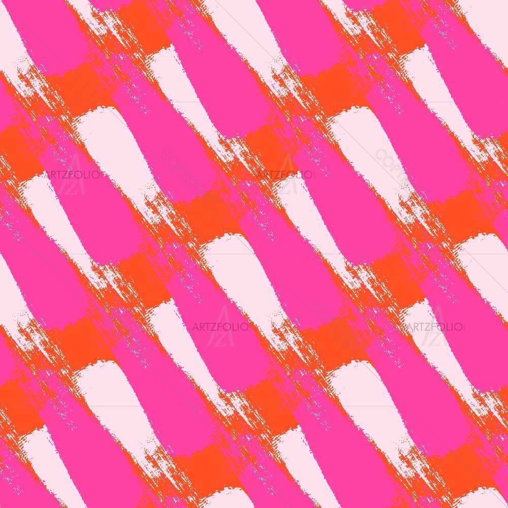 Abstract Chevron Strokes D2 — Abstract custom art by ArtzFolio