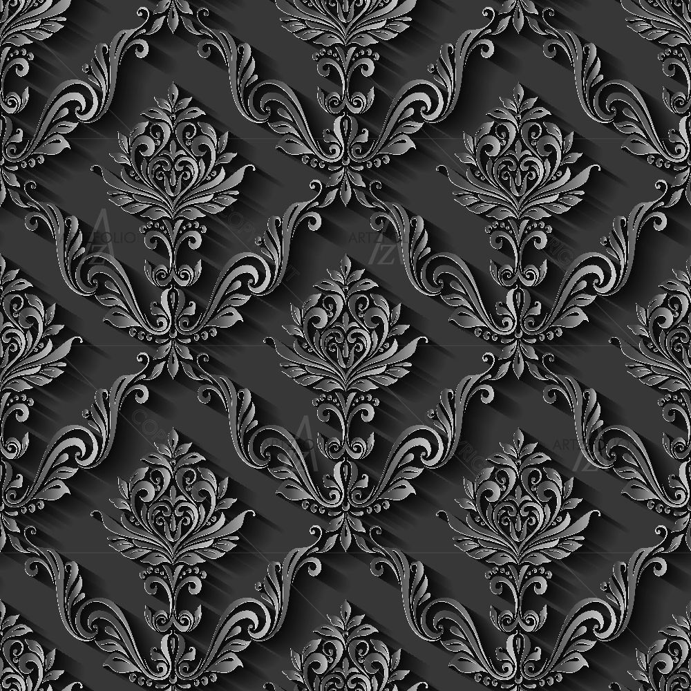 Vintage Abstract Floral Art — custom-size art design 5015479