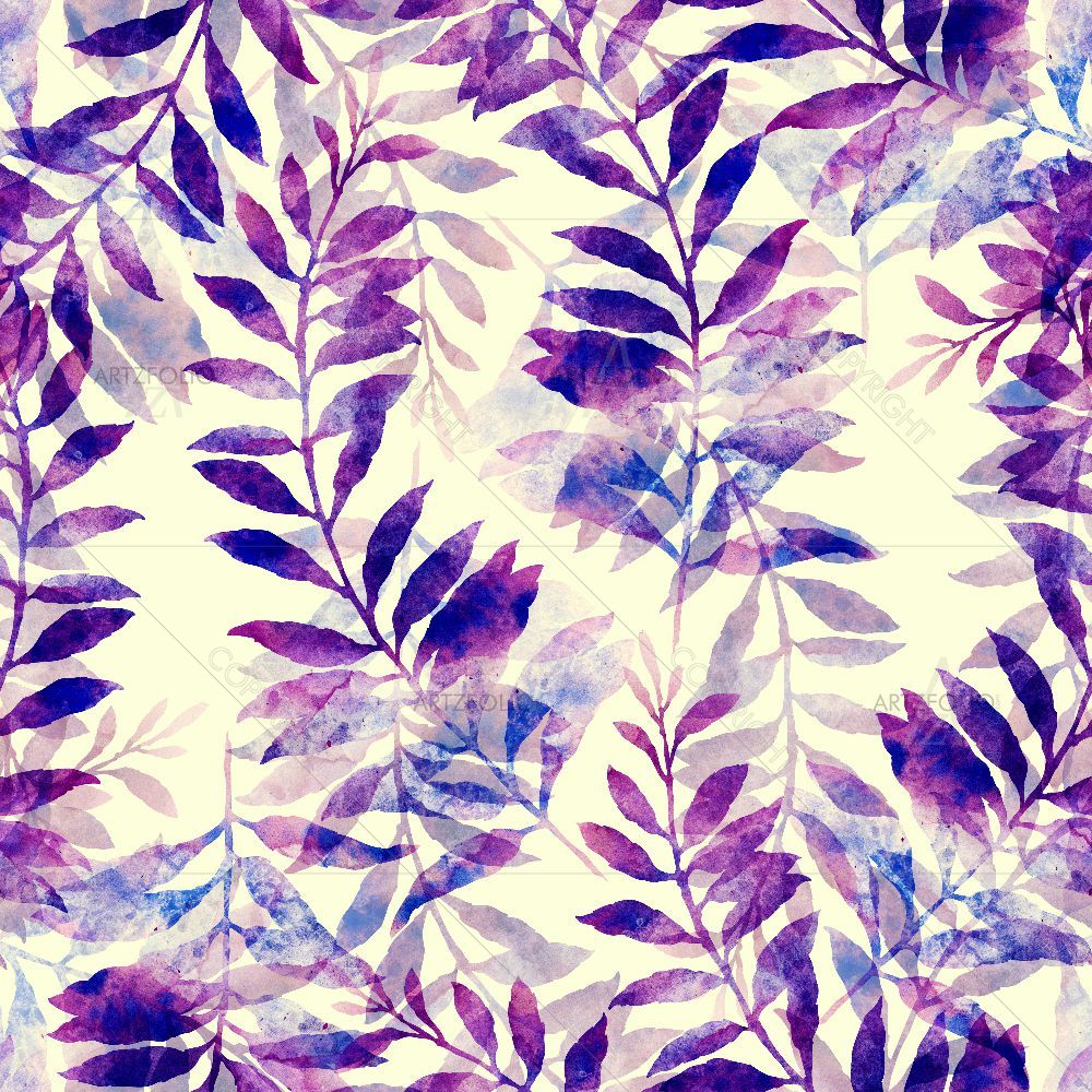 Imprint Of Leaves Silhouette — Abstract custom art by ArtzFolio