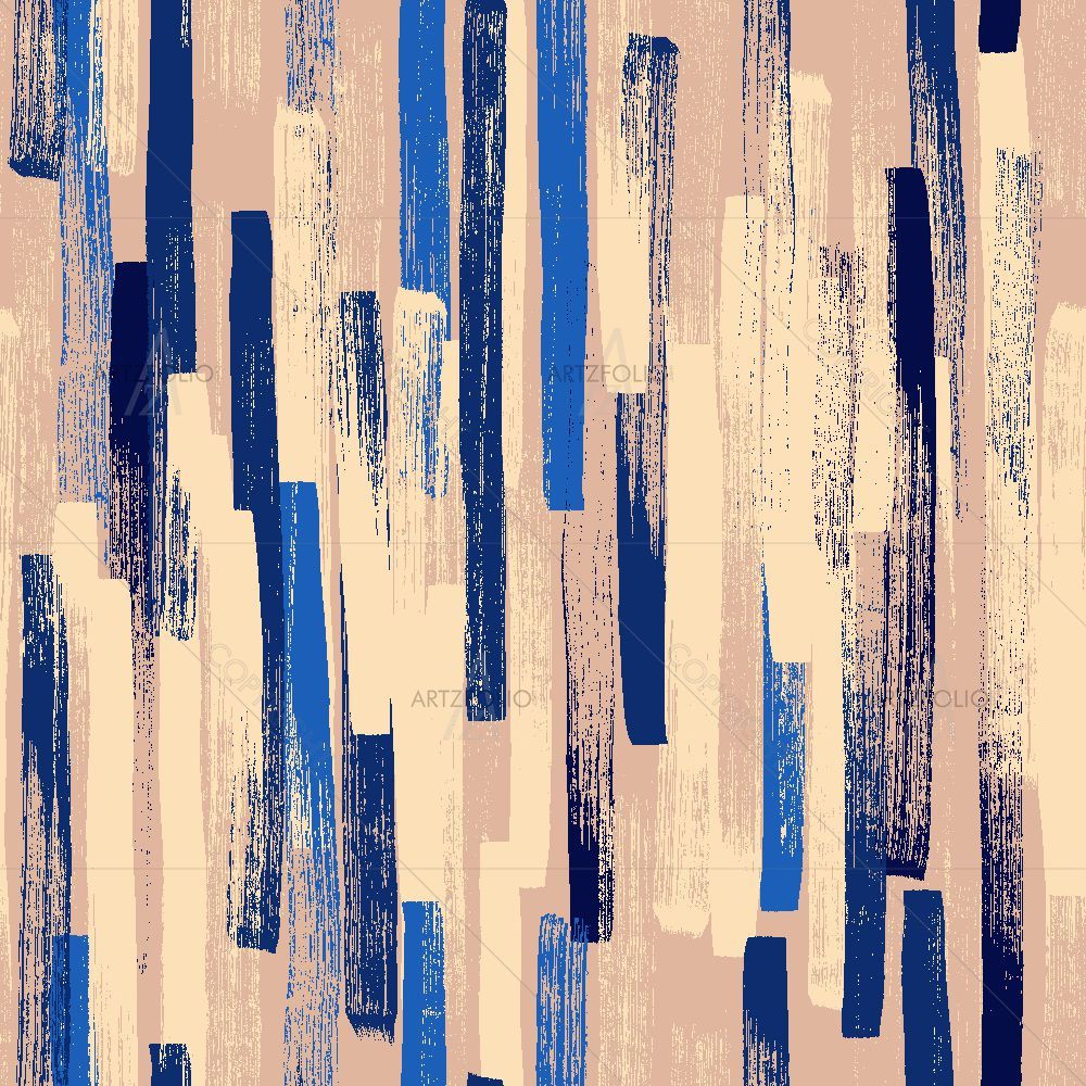 Hand Drawn Strokes — Abstract custom art by ArtzFolio