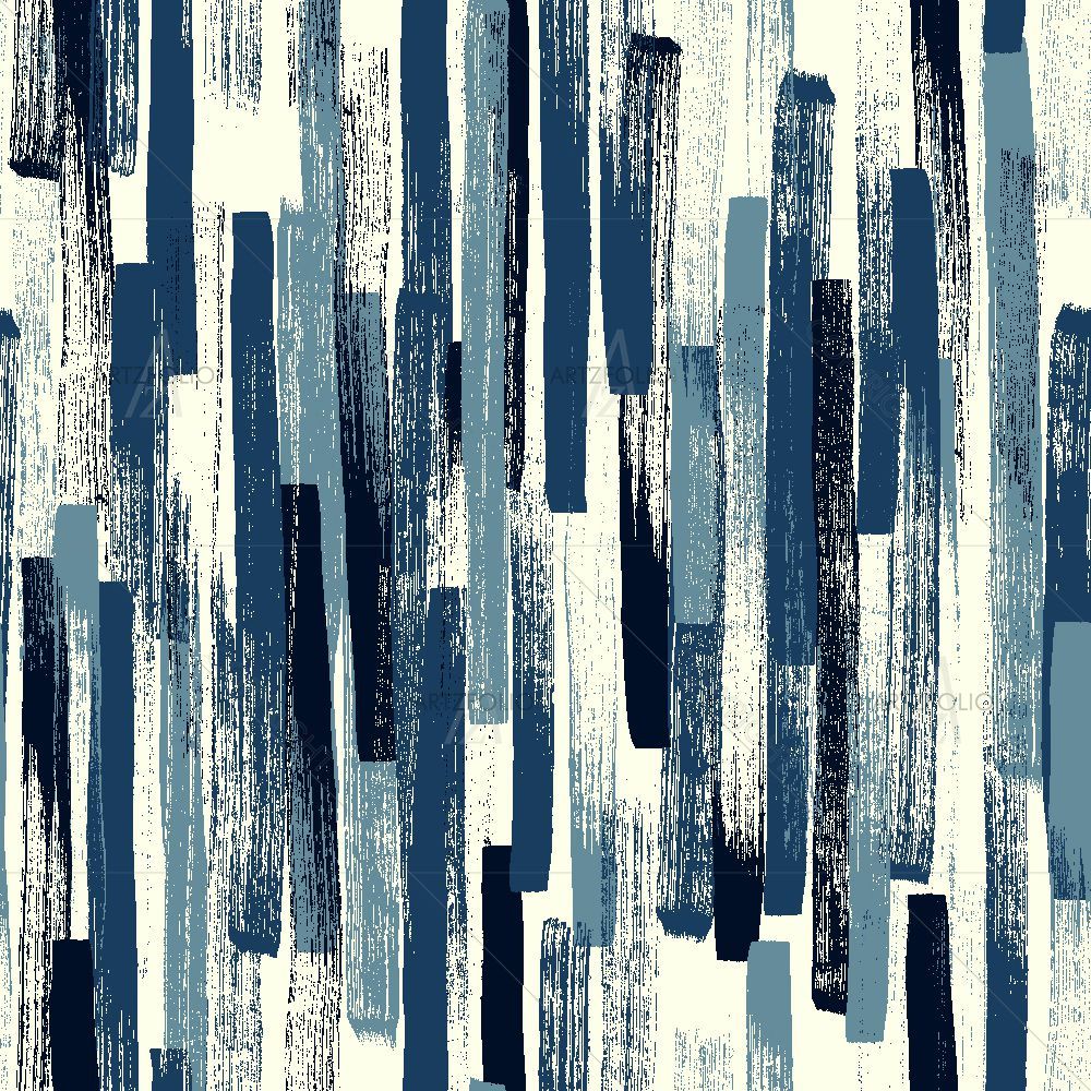 Hand Drawn Paint Strokes — Abstract custom art by ArtzFolio