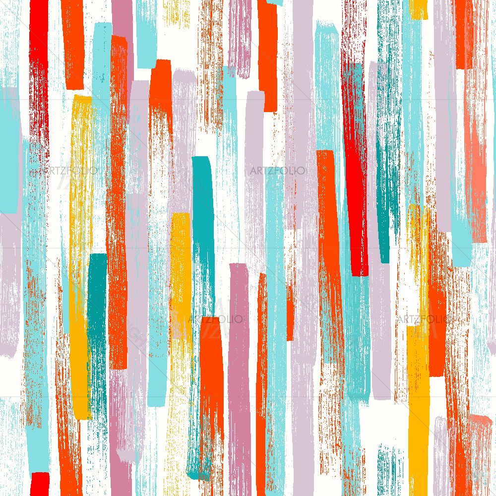 Pastel Colored Strokes — Abstract custom art by ArtzFolio