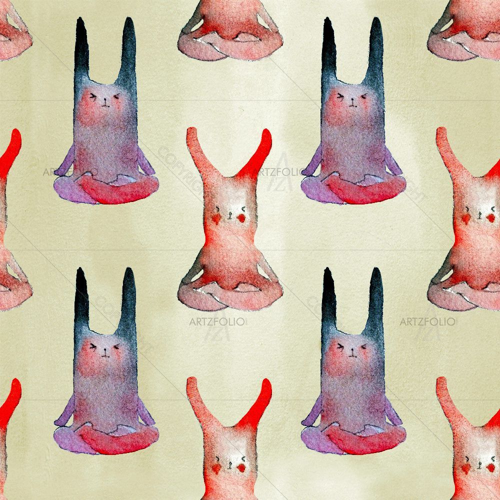 Yoga Bunny — custom-size art design 5015497