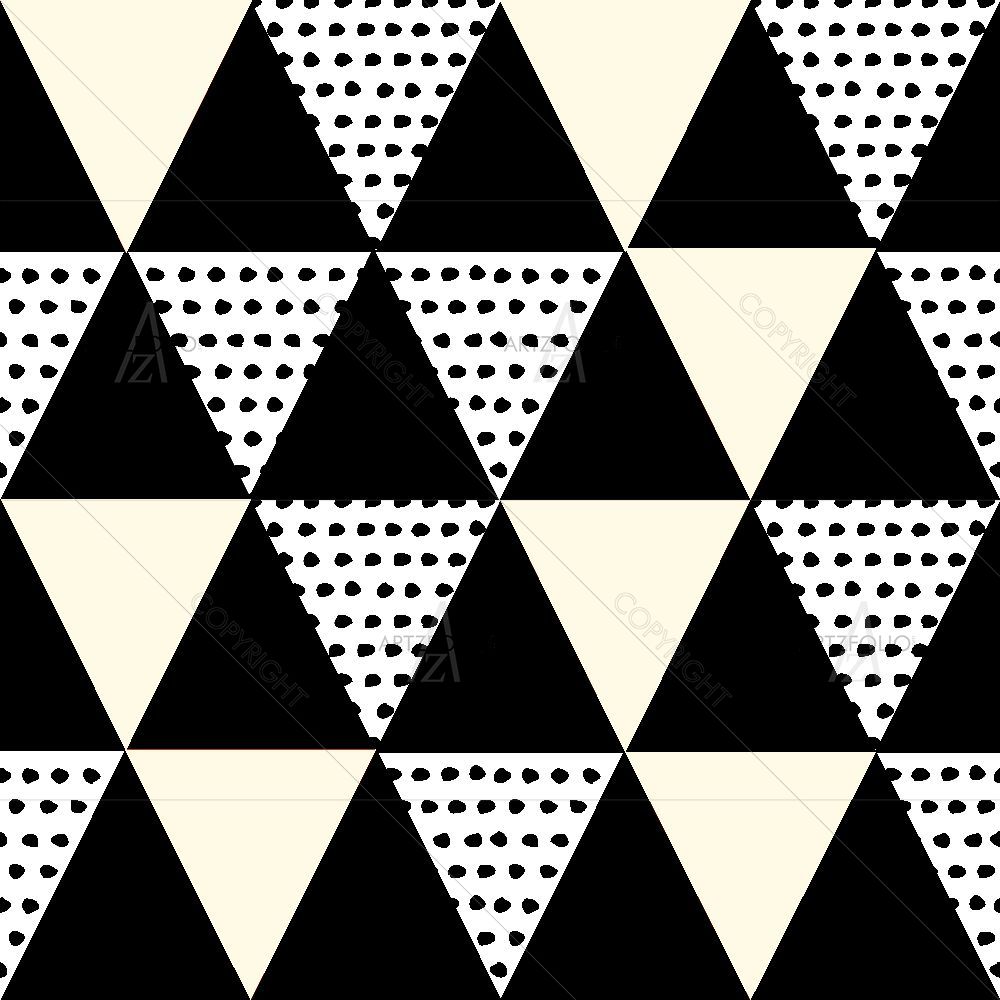 Abstract Black Geometric Pattern — custom-size art design 5015510
