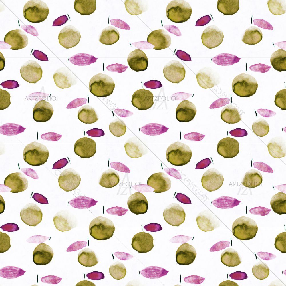 Watercolor Blueberry — Botanical custom art by ArtzFolio
