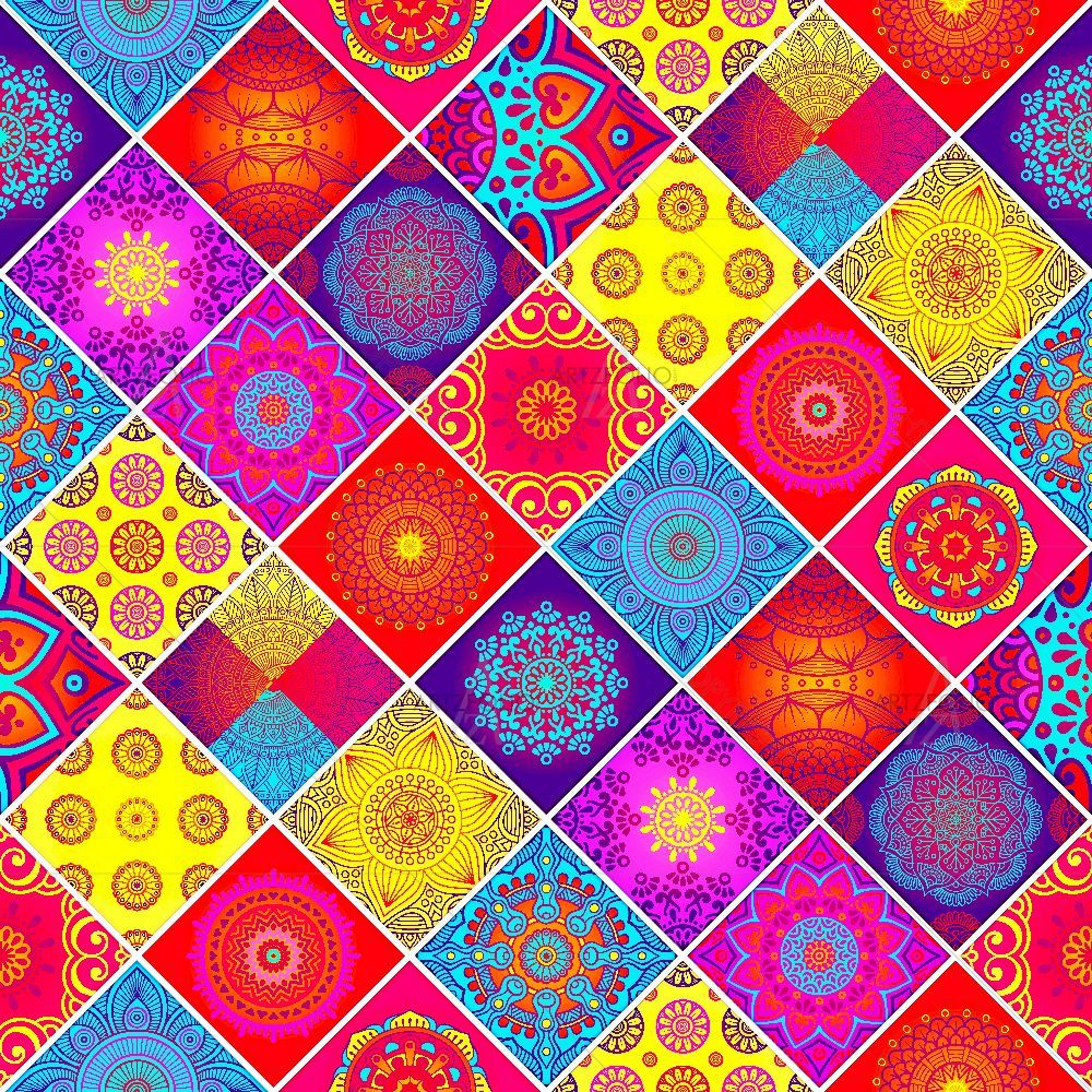 Vintage Motifs Art D3 — custom-size art design 5015528