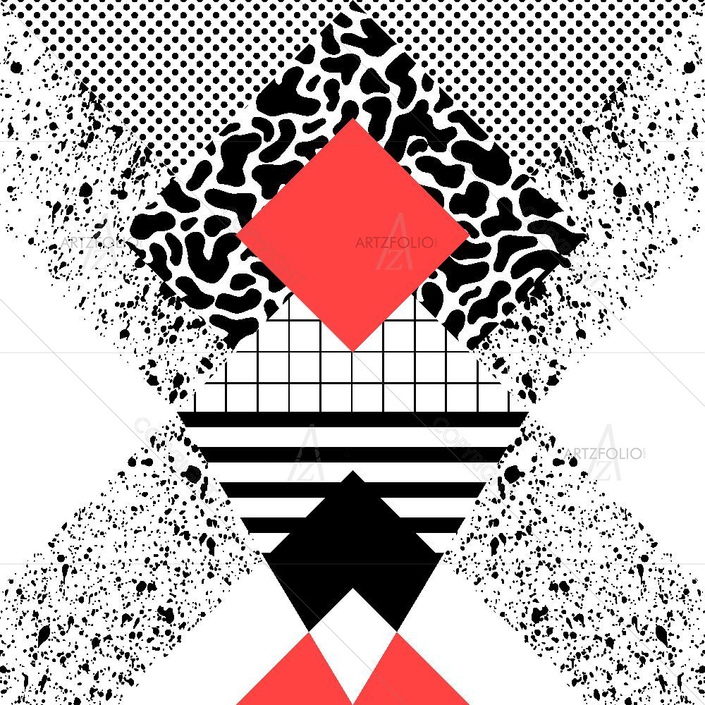 Modern Abstract D13 — Cubism custom art by ArtzFolio