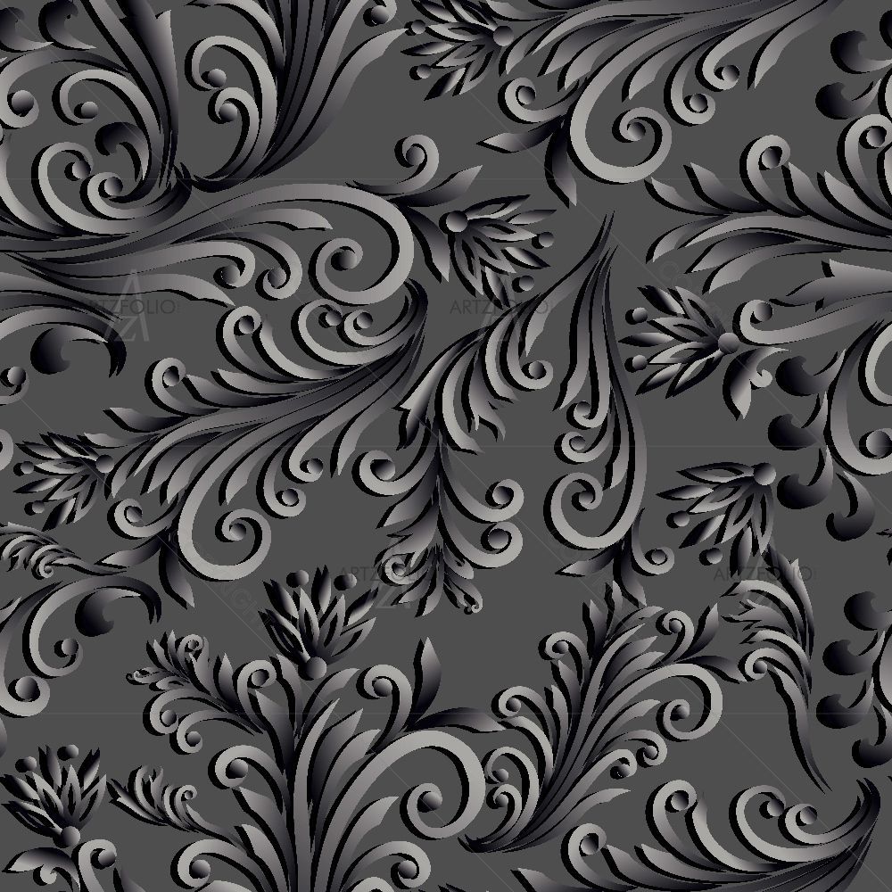 Volumetric Flowers D1 — custom-size art design 5015530