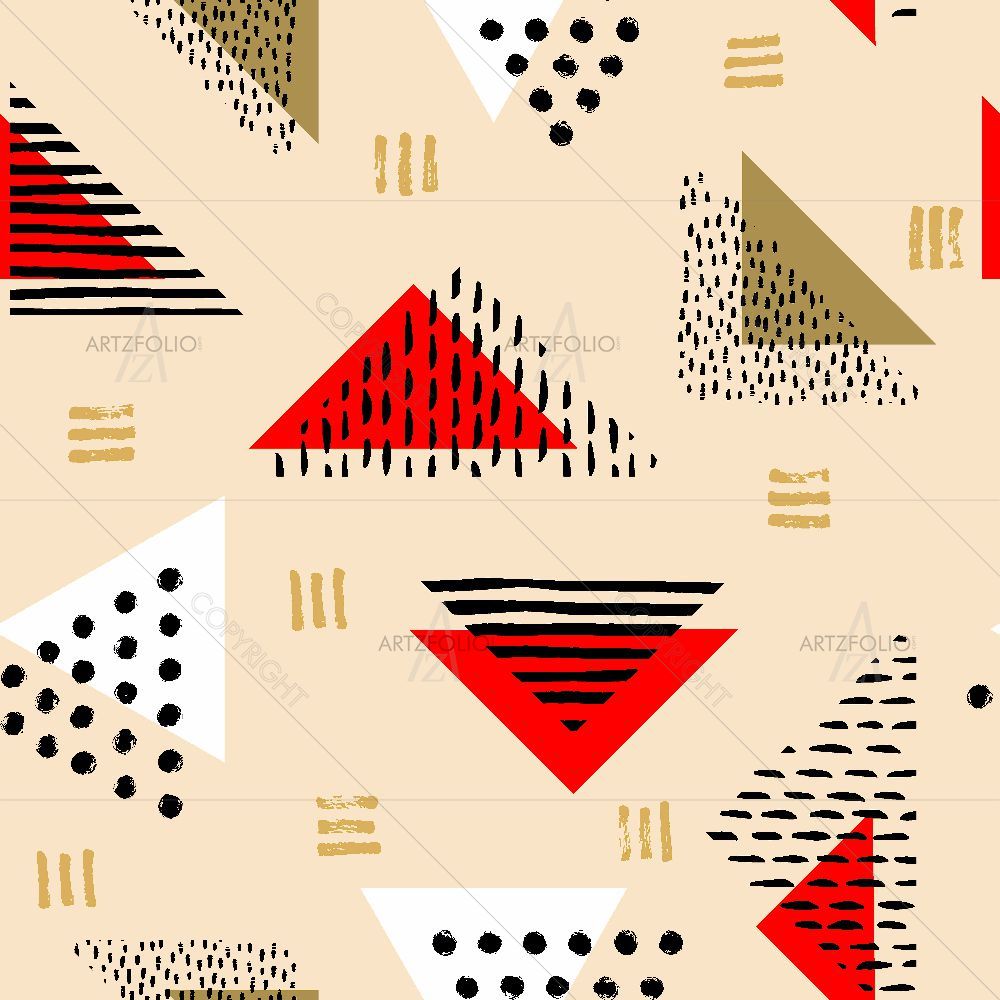 Hand Drawn Shapes — custom-size art design 5015553