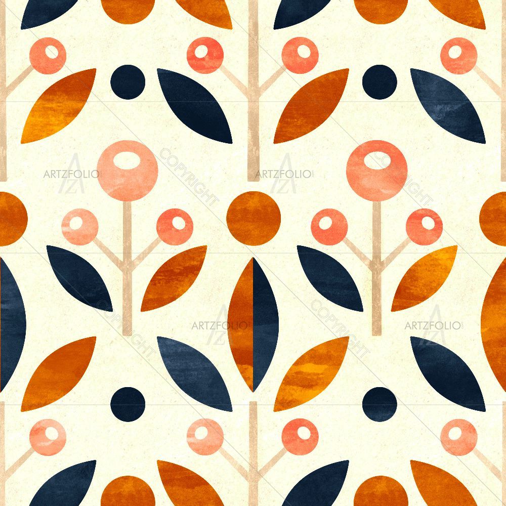 Scandinavian Simple Shapes — custom-size art design 5015559